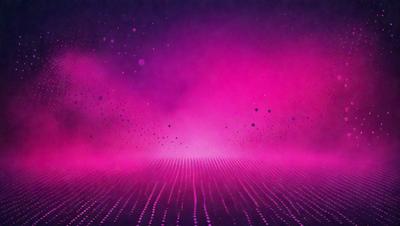 The primary subject of the image is a pink background with a purple hue. The setting is a space with a purple sky, and the visual style is a digital art or illustration. The colors and mood of the image are predominantly pink and purple, creating a warm and inviting atmosphere.