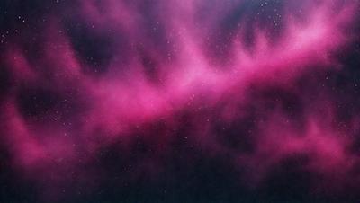 The primary subject of the image is a pink and purple nebula, which is a cloud of gas and dust in space. The setting is a dark, star-filled sky, with the nebula being the main focus of the image. The visual style is a combination of a photo and digital art, creating a unique and captivating representation of the celestial object. The colors and mood of the image are predominantly pink and purple, giving it a warm and serene atmosphere.