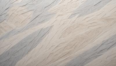 The primary subject of the image is a wooden surface with a unique and intricate design. The setting is a room with a wooden floor, and the visual style appears to be a combination of a photo and digital art. The colors and mood of the image are predominantly brown and earthy, creating a warm and natural atmosphere.