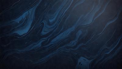 The primary subject of the image is a blue, swirling, and textured surface, which appears to be a piece of art or a design element. The setting or background is a dark, possibly black, space, which contrasts with the vibrant blue color of the swirling surface. The visual style of the image is a combination of artistic expression and digital design, creating a unique and captivating visual experience. The colors and mood of the image are predominantly dark and moody, with the blue sw