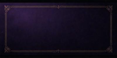 The primary subject of the image is a large, empty, and dark purple canvas. The setting is a dark room, and the visual style is a digital art or illustration. The colors and mood of the image are predominantly dark and moody, with the purple canvas creating a dramatic and mysterious atmosphere.