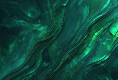 The primary subject of the image is a large, intricate, and colorful design, likely a digital art or illustration. The setting is a green background, which complements the vibrant colors of the design. The visual style is a combination of digital art and illustration, creating a unique and captivating pattern. The colors and mood of the image are lively and energetic, with the green background adding a sense of freshness and vitality to the overall atmosphere.