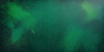 The primary subject of the image is a large body of water, which appears to be a dark green color. The setting is a vast, open ocean, with no visible land or other objects. The visual style of the image is a painting, which gives it a unique and artistic appearance. The colors and mood of the painting are dark and moody, creating a sense of depth and mystery in the vast expanse of the ocean.