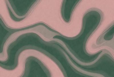 The primary subject of the image is a green and pink map, which is the main focus of the image. The setting is a green and pink background, creating a visually appealing contrast with the map. The visual style is a combination of digital art and illustration, giving the map a unique and artistic appearance. The colors and mood of the image are predominantly green and pink, creating a warm and inviting atmosphere.