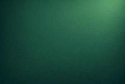 The primary subject of the image is a green background. The setting is a dark, empty room with a green wall. The visual style is a photo, and the colors and mood are predominantly green, creating a calm and serene atmosphere.