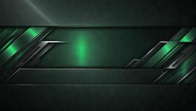 The primary subject of the image is a green light, which is the main focus of the scene. The setting is a dark background, creating a contrast with the green light. The visual style appears to be a digital art or illustration, as the light is depicted in a stylized manner. The colors and mood of the image are predominantly green, giving it a calm and soothing atmosphere.