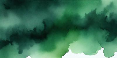 The primary subject of the image is a green, swirling, and somewhat abstract painting. The setting is a white background, which contrasts with the green painting. The visual style appears to be a combination of digital art and illustration, creating a unique and artistic representation. The dominant colors are green, with some variations in shades, and the overall atmosphere is one of creativity and artistic expression.