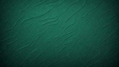 The primary subject of the image is a green, textured surface that appears to be a wall or a piece of fabric. The setting is indoors, with the surface being the main focus of the image. The visual style is a close-up of the textured surface, which gives a sense of depth and detail. The colors and mood of the image are predominantly green, creating a calm and soothing atmosphere.