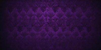 The image features a purple patterned wallpaper with a floral design. The wallpaper is the primary subject, and it is set against a purple background. The visual style appears to be a combination of a photo and a patterned design. The dominant colors in the image are purple and various shades of purple, creating a calm and soothing atmosphere.