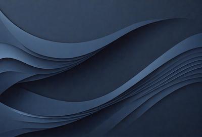 The primary subject of the image is a blue wave, which is the main object, scene, or focus of the image. The setting or background is a dark blue surface, which creates a moody atmosphere. The visual style of the image is a digital art or illustration, as it appears to be a pattern or texture. The dominant colors are blue and black, which contribute to the overall mood of the image.