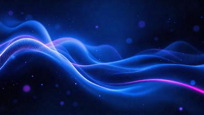 The primary subject of the image is a blue, swirling, and flowing pattern. The setting is a dark background, which contrasts with the vibrant blue color of the pattern. The visual style appears to be a digital art or illustration, as the swirling pattern is created through a combination of lines and shapes. The overall atmosphere of the image is dynamic and captivating, with the blue color evoking a sense of calmness and tranquility.