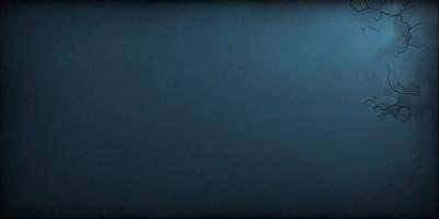 The primary subject of the image is a dark blue background. The setting is a vast, empty space with no visible objects or people. The visual style is a simple, monochromatic design. The colors and mood are predominantly dark and moody, with a hint of mystery.