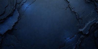 The primary subject of the image is a large, dark blue circle. The setting is a black background, which creates a striking contrast with the blue circle. The visual style is a close-up of the blue circle, emphasizing its size and prominence. The colors and mood of the image are predominantly dark and moody, with the blue circle being the main focal point.