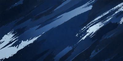 The primary subject of the image is a blue background with a pattern of white lines. The setting appears to be a dark room, and the visual style is a combination of digital art and illustration. The dominant colors are blue and white, creating a calm and serene atmosphere.