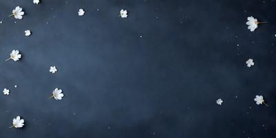 The primary subject of the image is a night sky filled with stars. The setting is a dark, starry background, and the visual style is a digital art or illustration. The colors and mood of the image are predominantly dark and serene, with the stars providing a sense of depth and beauty.