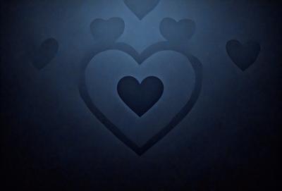 Heart, blue, love, pattern