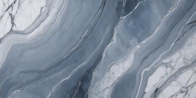 The image features a marble-like surface with a blue and white color scheme. The primary subject is a close-up of the marble, showcasing its intricate patterns and textures. The setting is a natural environment, possibly a stone or marble quarry. The visual style is a realistic representation of the marble, capturing its unique features. The colors and mood of the image are serene and elegant, reflecting the beauty of the marble.