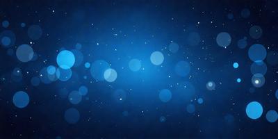 The primary subject of the image is a blue background with a pattern of white circles. The setting is a night sky, and the visual style is a digital art or illustration. The dominant colors are blue and white, creating a calm and serene atmosphere.