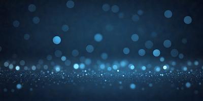 The primary subject of the image is a blue background with a pattern of white lights. The setting appears to be a dark room, and the visual style is a digital art or illustration. The dominant colors are blue and white, creating a calm and serene atmosphere.