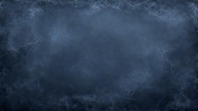 The primary subject of the image is a blue background with a white circle in the center. The setting is a dark, cloudy sky, and the visual style is a digital art or illustration. The dominant colors are blue and white, creating a calm and serene atmosphere.