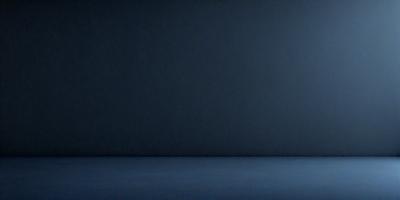 The primary subject of the image is a blue wall. The setting is a dark room with a blue wall, and the visual style is a photo. The dominant colors are blue and black, creating a calm and serene atmosphere.