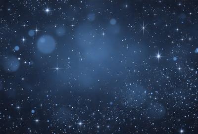 The primary subject of the image is the night sky filled with stars. The setting is a dark, star-filled background, creating a sense of depth and space. The visual style is a combination of a photo and digital art, as the image captures the beauty of the night sky while also showcasing the intricate patterns of the stars. The colors and mood of the image are predominantly dark and serene, with the stars providing a sense of wonder and tranquility.