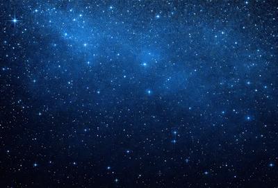 The primary subject of the image is the night sky filled with stars. The setting is a dark, star-filled sky, and the visual style is a digital art or illustration. The colors and mood of the image are predominantly dark and serene, with the stars providing a sense of depth and beauty.