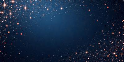 The primary subject of the image is the night sky filled with stars. The setting is a dark, star-filled background, creating a sense of depth and space. The visual style is a combination of a photo and digital art, as the image captures the beauty of the night sky while also showcasing the intricate patterns of the stars. The colors and mood of the image are predominantly dark and serene, with the bright stars providing a contrasting and captivating element.