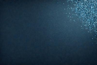 The primary subject of the image is a blue background with a pattern of blue and white sparkles. The setting is a dark room, and the visual style appears to be a digital art or illustration. The dominant colors are blue and white, creating a calm and serene atmosphere.