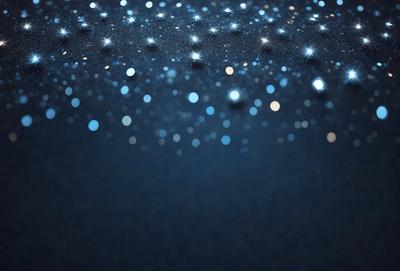 The primary subject of the image is a blue background with a pattern of white stars. The setting appears to be a night sky, with the stars creating a celestial atmosphere. The visual style is a combination of a photo and digital art, as the stars are arranged in a visually appealing manner. The colors and mood of the image are predominantly blue and serene, creating a sense of calmness and tranquility.