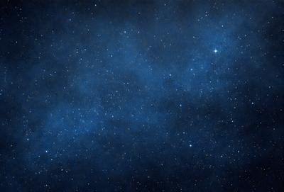 The primary subject of the image is the night sky, which is filled with stars. The setting is a dark, star-filled sky, and the visual style is a photo. The colors and mood of the image are predominantly dark and serene, with the stars providing a sense of depth and beauty.