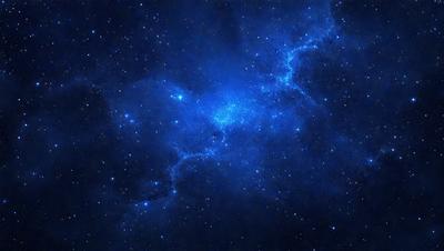 The primary subject of the image is a beautiful blue starry sky filled with stars. The setting is a dark, star-filled night sky, creating a serene and peaceful atmosphere. The visual style is a combination of a photo and digital art, as the image captures the beauty of the night sky while also showcasing the intricate details of the stars. The colors and mood of the image are predominantly blue, with the stars adding a touch of white and sparkling light.