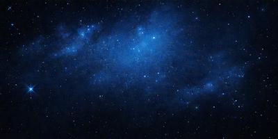 The primary subject of the image is the night sky filled with stars. The setting is a dark, star-filled sky, and the visual style is a photo. The colors and mood of the image are predominantly dark and serene, with the stars providing a sense of wonder and tranquility.