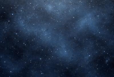 The primary subject of the image is the night sky filled with stars. The setting is a dark, star-filled sky, and the visual style is a black and white drawing. The colors and mood of the image are predominantly dark and moody, with the stars providing a sense of depth and mystery.