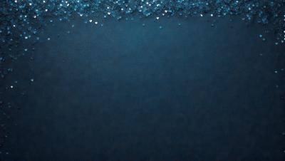 The primary subject of the image is a blue background with a pattern of blue and white glittery balls. The setting is a dark blue background, and the visual style appears to be a digital art or illustration. The dominant colors are blue and white, creating a calm and serene atmosphere.