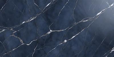The primary subject of the image is a blue marble wall with a pattern of white streaks. The setting is a room with a blue marble wall as the main focus. The visual style is a close-up of the marble wall, showcasing its unique texture and design. The colors and mood of the image are predominantly blue and white, creating a calm and sophisticated atmosphere.