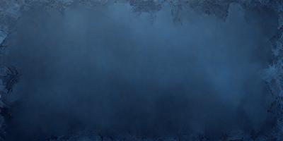 The primary subject of the image is a large, dark blue canvas. The setting is a dark, cloudy sky, which serves as the backdrop for the canvas. The visual style is a painting, with the artist's brushstrokes visible on the canvas. The colors and mood of the image are predominantly dark and moody, with the blue canvas and cloudy sky creating a dramatic and atmospheric scene.