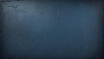The primary subject of the image is a blue leather surface, possibly a piece of furniture or a wall. The setting is a dark room, and the visual style appears to be a close-up of the leather surface. The colors and mood of the image are predominantly dark and moody, with the blue leather serving as the main focal point.