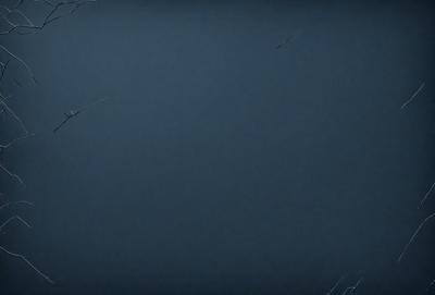 The primary subject of the image is a blue background with a few white lines. The setting is a dark, empty space, and the visual style appears to be a digital art or illustration. The colors and mood of the image are predominantly dark and moody, with the blue background providing a sense of depth and contrast.