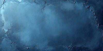 The primary subject of the image is a blue surface, which appears to be a wall or a piece of artwork. The setting is a room with a blue background, and the visual style is a close-up of the blue surface. The colors and mood of the image are predominantly blue, creating a calm and serene atmosphere.
