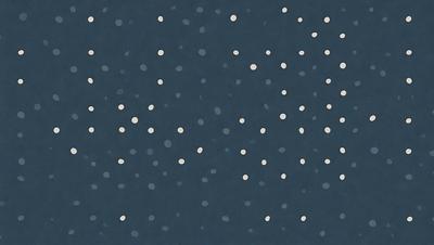 The primary subject of the image is a blue sky filled with white stars. The setting is a night sky, and the visual style is a digital art or illustration. The dominant colors are blue and white, creating a serene and peaceful atmosphere.