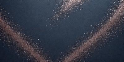 The primary subject of the image is a heart-shaped pattern made up of glittering stars. The heart is located in the center of the image, and the stars are scattered around it, creating a visually appealing and sparkling effect. The setting is a dark background, which contrasts with the bright and shiny stars. The visual style of the image is a combination of digital art and illustration, giving it a unique and eye-catching appearance. The colors and mood of the image are predominantly dark and