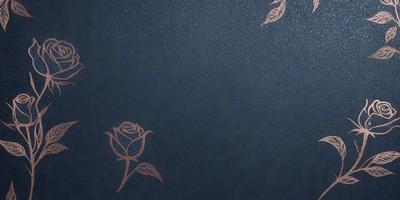 Primary subject: A rose with a leaf design on a blue background.

Setting/background: The rose and leaf design are on a blue background, which could be a wall, a book cover, or a piece of art.

Visual style: The rose and leaf design are hand-drawn, giving the image a unique and artistic appearance.

Colors and mood: The blue background provides a calm and soothing atmosphere, while the rose and leaf design add a touch of elegance and natural beauty to the scene