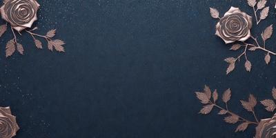 The primary subject of the image is a leaf, which is the main object, scene, or focus of the image. The setting or background is a dark blue surface, which could be a wall or a piece of fabric. The visual style of the image is a close-up of the leaf, which is a photo. The colors and mood of the image are dark and moody, with the blue surface creating a sense of depth and contrast.