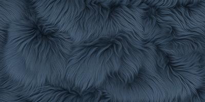 The primary subject of the image is a blue, furry fabric. The setting is a close-up of the fabric, showcasing its texture and pattern. The visual style is a detailed, up-close view of the fabric. The colors and mood of the image are predominantly blue, giving it a calm and soothing atmosphere.