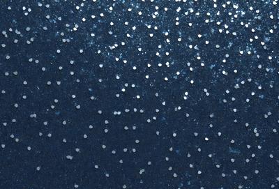 The primary subject of the image is a blue background with a pattern of white stars. The setting appears to be a night sky, with the stars being the main focus of the scene. The visual style of the image is a combination of a photo and digital art, creating a unique and captivating atmosphere. The dominant colors in the image are blue and white, with the white stars contrasting against the dark blue background.