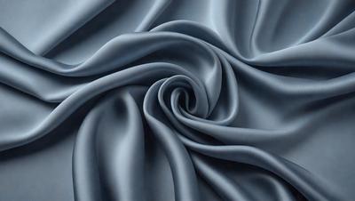 The primary subject of the image is a blue fabric, which is the main object, scene, or focus of the image. The setting or background is a blue cloth, and the visual style is a photo. The dominant colors and overall atmosphere are blue and serene.