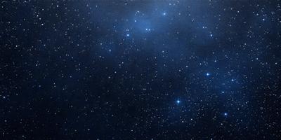 The primary subject of the image is the night sky filled with stars. The setting is a dark, star-filled sky, and the visual style is a photo of the night sky. The colors and mood of the image are predominantly dark and serene, with the stars providing a sense of wonder and tranquility.