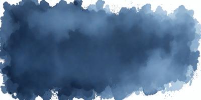 The primary subject of the image is a blue background with a few splashes of white and blue paint. The setting is a white background, and the visual style appears to be a painting or a digital artwork. The dominant colors are blue and white, creating a calm and serene atmosphere.