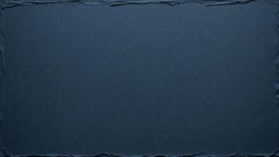 The primary subject of the image is a large, empty blue canvas. The setting is a dark, blue background, which creates a moody atmosphere. The visual style is a digital art, as the canvas appears to be a digital representation of a painting. The colors and mood are predominantly dark and somber, with the blue canvas being the main focus of the image.